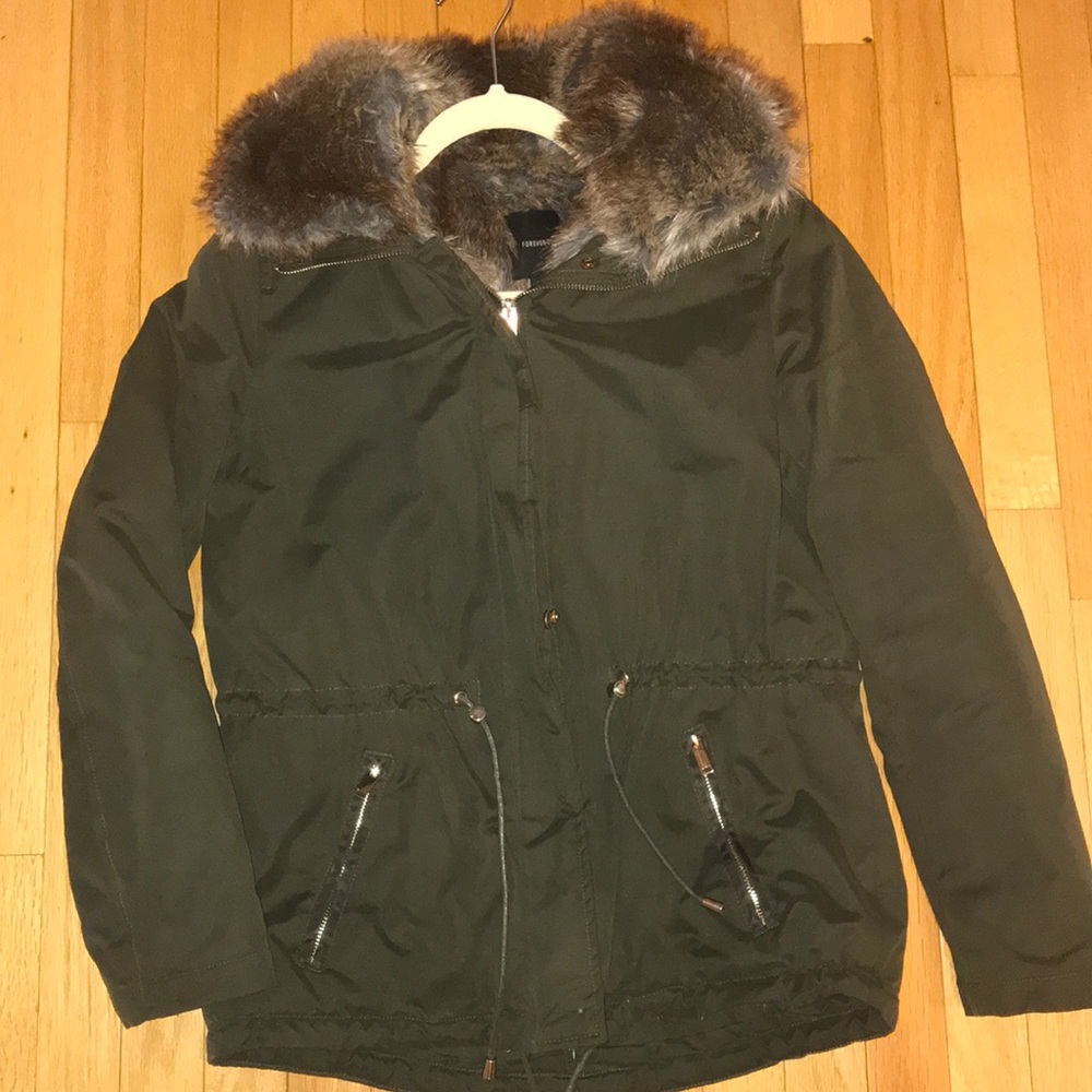 Forever21 Winter Jacket • Olive Green